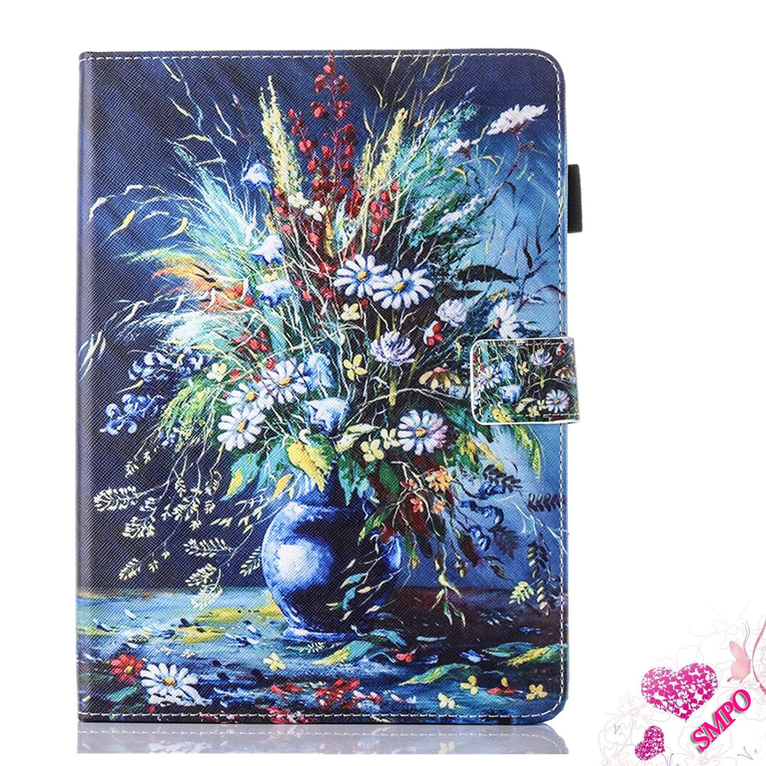 Mua Ipadケース Ipad 9 7ケース第五世代 第六世代 Ipad Airケース18 17 Ipad Pro 9 7 Ipad Air Ipad Air2 あいぱっどエアー手帳型おしゃれかわいい花柄人気 高品質耐衝撃全面保護スタンドオートスリープ 機能apple Pencilペンシルペン カード収納 Tpuレザー あい