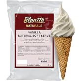 Blentte Vanilla Soft Serve Mix - 4% Dairy Blend Ice Cream Base - 2.9 Lbs | Blends Easily with Milk for a Smooth, Creamy Texture &ndash; Great for Frozen Dessert Maker, Homemade Icecream, Gelato, or Yogurt