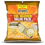 HotHands Toe Warmers - Long Lasting Safe Natural Odorless Air Activated Warmers - Up to 8 Hours of Heat - 6 Pair