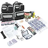 Emergency Zone Urban Survival Bug Out Bag - 2 or 4 Person | Bugout Backpack Survival Kit w/Emergency Food Supply, Survival Ge