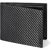 LOUEBICA Wallet for Men Leather RFID Blocking Bifold Stylish Wallet Minimalist Front Pocket Large Capacity
