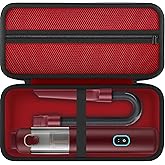 Aenllosi for Fanttik V8 Apex/Slim V8 Mate/V10 Apex/Slim V10 Mate Car Vacuum Hard Case, Fanttik Cordless V8/V10 Car Vacuum Organizer, Red (Case Only)