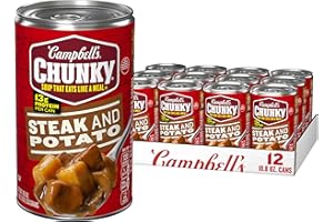 Campbell's Chunky Steak and Potato Soup, 18.8 Ounce (Pack of 12)