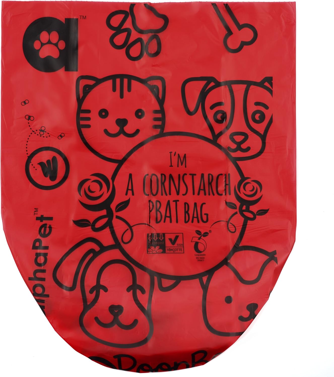 Compostable Dog Poop Bags, Cornstarch Eco-Friendly, Home Compost NF T 51-800, 120 Count, Large Size Bag 9x13 Inches - Image 4