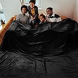 Bedsure Fleece Blanket Oversized Blanket Black