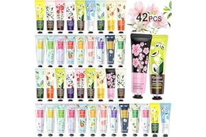 AOTTOM 42 Pack Hand Cream Gifts Set- Lotion Sets for Women Gift, Moisturizing Hand Cream For Dry Cracked Hands, Natural Plant Fragrance Hand Lotion Travel Size, Gifts For Women