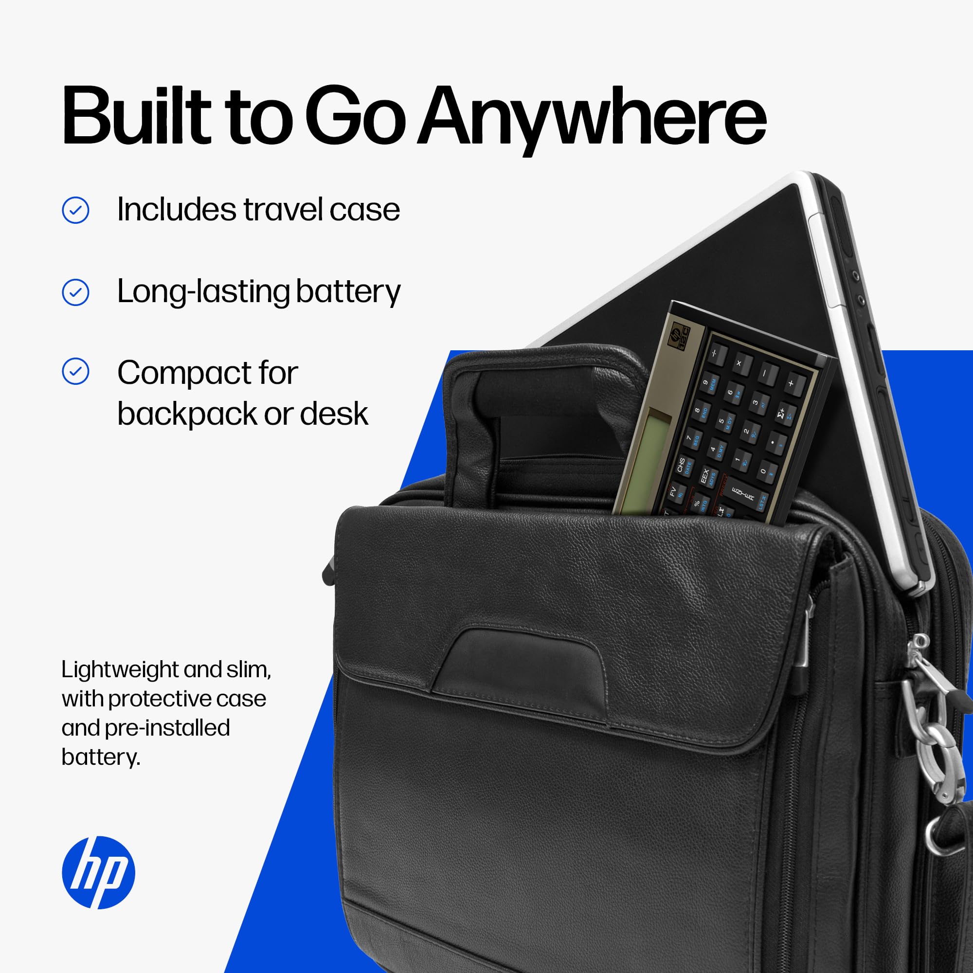 HP 12C Financial Calculator – 120+ Functions: TVM, NPV, IRR, Amortization, Bond Calculations, Programmable Keys – RPN Desktop Calculator for Finance, Accounting & Real Estate – Includes Case + Cloth