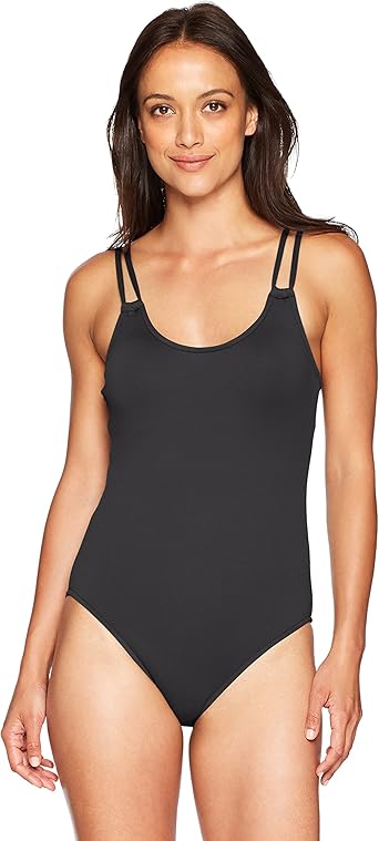 seafolly double strap one piece