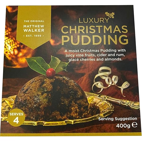 Lil pudding さま専用 Amazon.com: Matthew Walker Luxury Christmas Pudding 400g (14.1oz