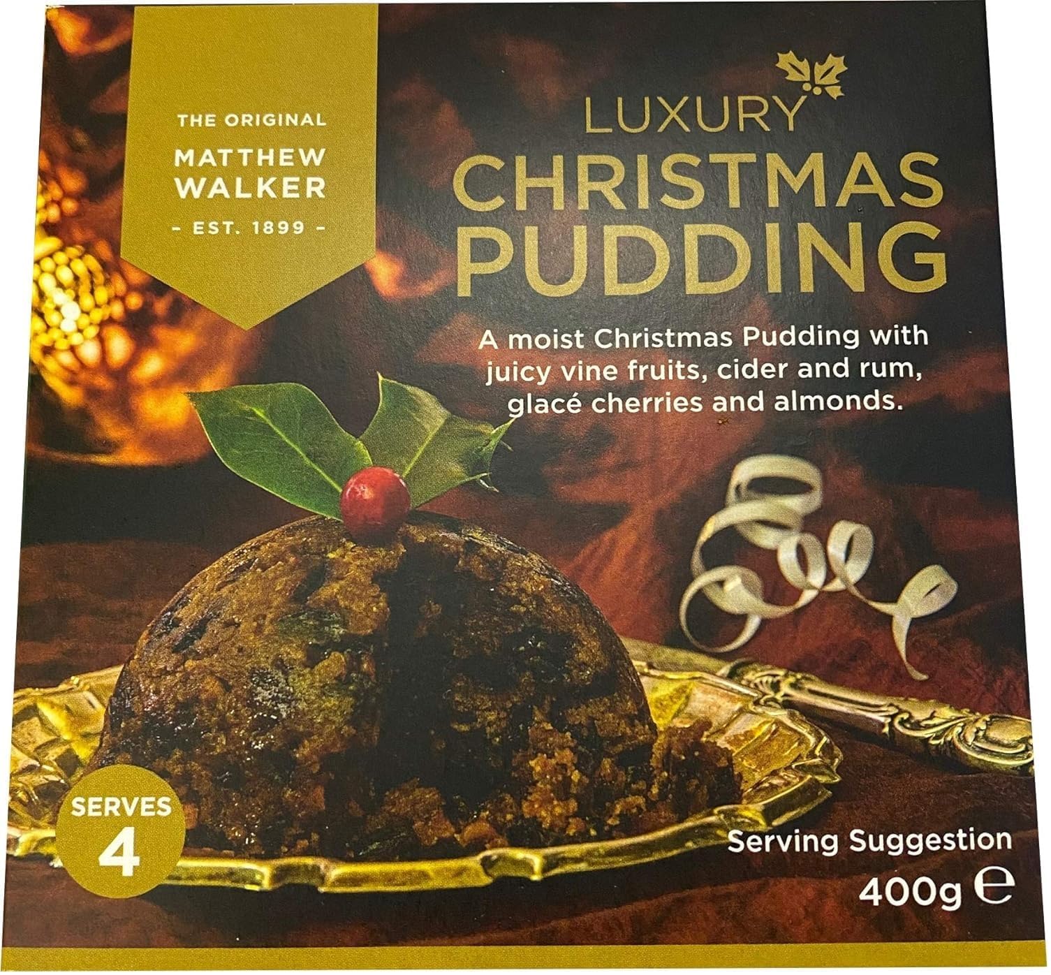 Matthew Walker Luxury Christmas Pudding 400g