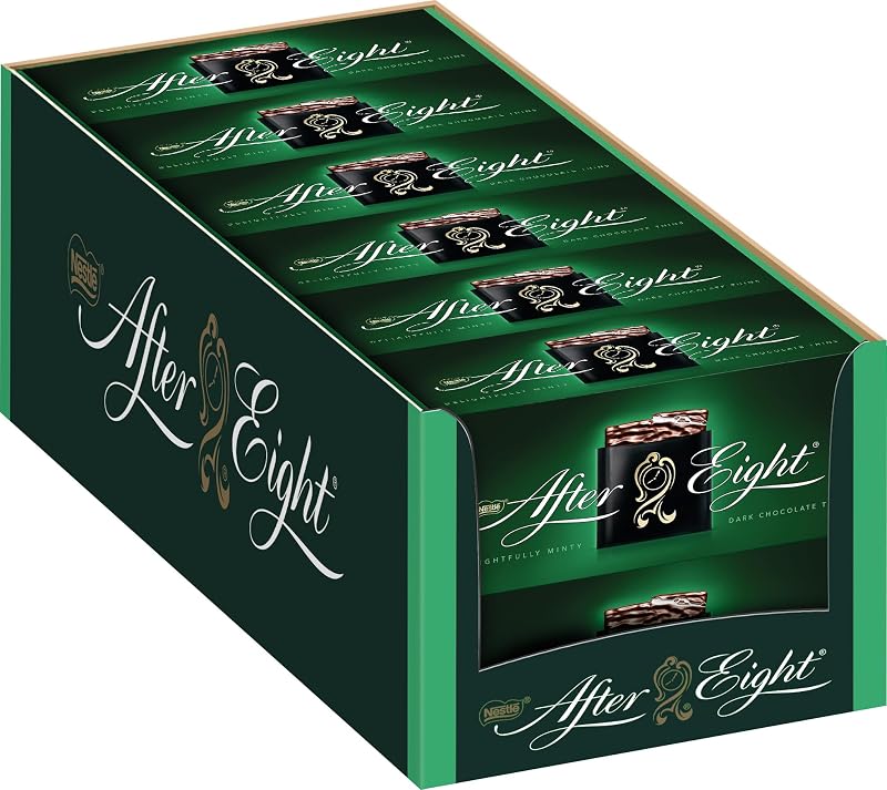 Chocolate Negro Menta Láminas Pack 12x200g