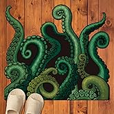 CZYY Cthulhu Tentacles Bath Mat Microfiber Water Absorbent Octopus Rug Anti-Slip Backing 27.5