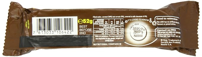 Nestle Lion bar 52g (7613033106422)
