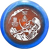 Yikun PDGA Disc Golf Distance Driver 170-175g Glaze Line Perfect for Outdoor Games and Competition(Random Blue/Green Color