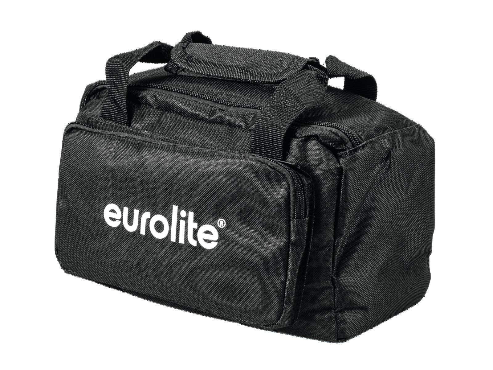 Eurolite SB-14 Soft Bag, Practical Black Soft Bag, 4 Compartments, for 4 Battery Flat Lights