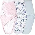 aden + anais Essentials Easy Wrap Swaddle - Easy Swaddle Newborn Swaddle Sack, Baby Swaddles, Sleep Sack Wearable Blanket
