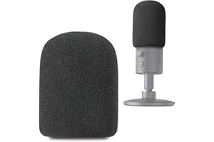 Razer Seiren X Foam Windscreen, Mic Pop Filter/Foam Wind Cover fits Razer Seiren X Cardioid Condenser Streaming Microphone by