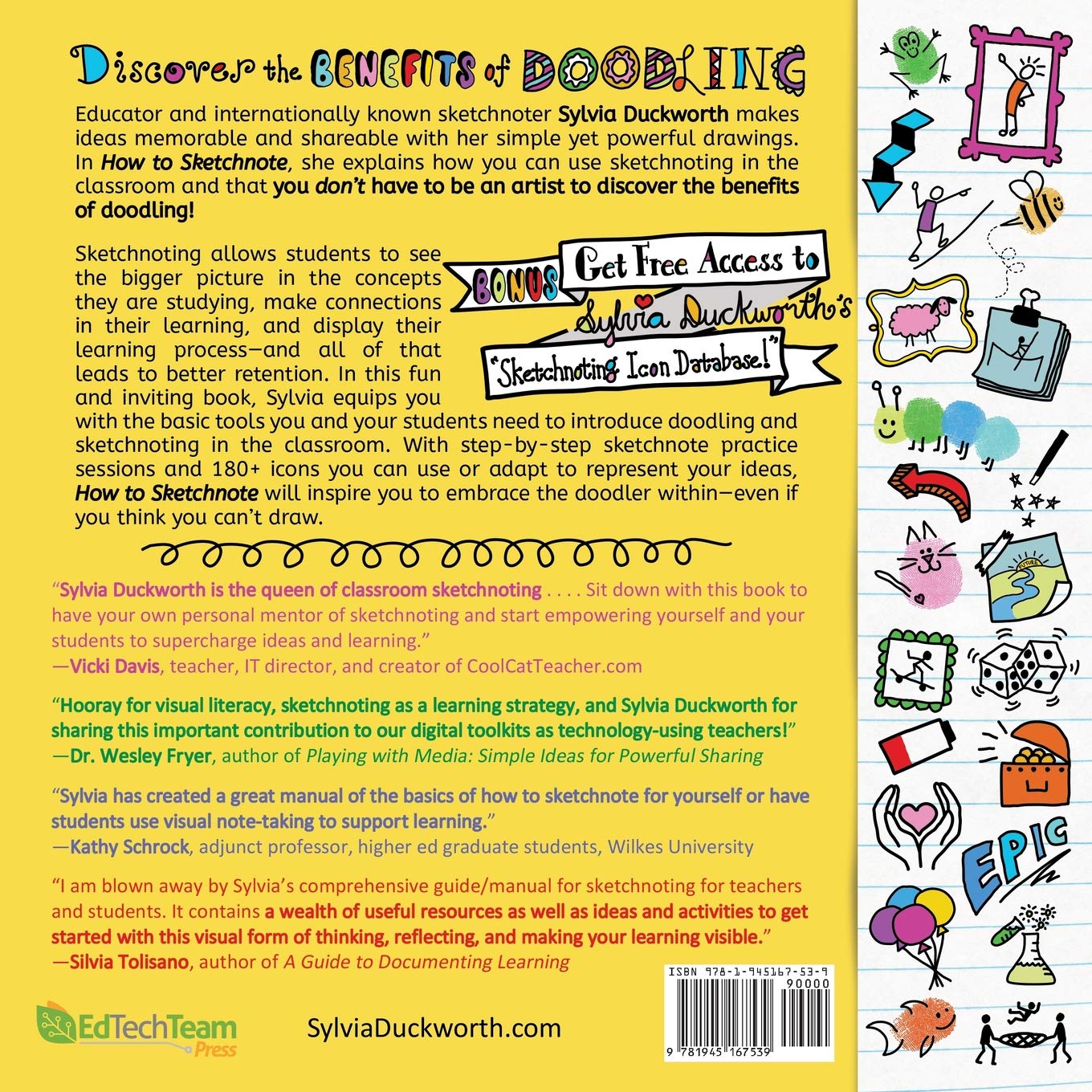 Sketchnote For Educators Sylvia Duckworth 9781945167256