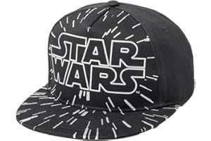 BERKSHIRE FASHIONS Boys Star Wars Baseball Hat, 1 Size, Black HyperSpace