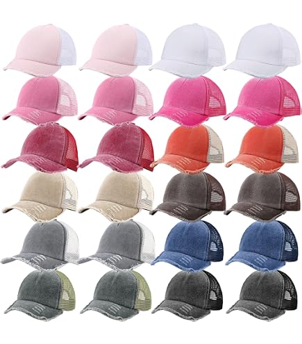 Yahenda 30 Pack Vintage Baseball Cap Washed Denim Distressed  display picture 2