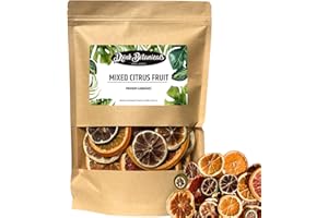 Drink Botanicals Ireland Mixed Dehydrated Citrus Fruits | Dried Orange, Lime, Lemon, Grapefruit Slices | 40+Slices | 100% Natural | For Cocktail Garnishing, Wreath, Cakes | 3.52 oz,100G | Kraft Pouch