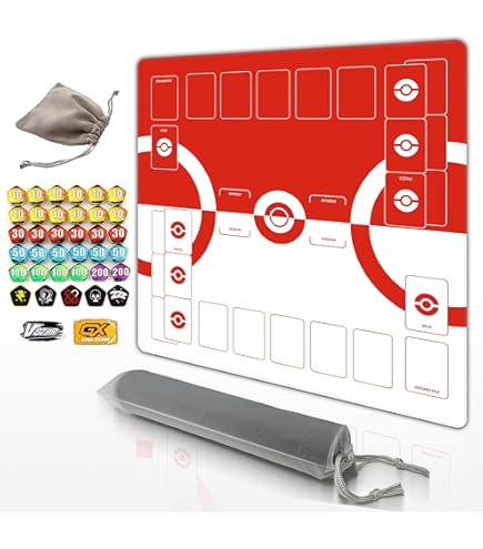 Amazon.com: Playmat Designed for The Pokemon Trading Card Game
