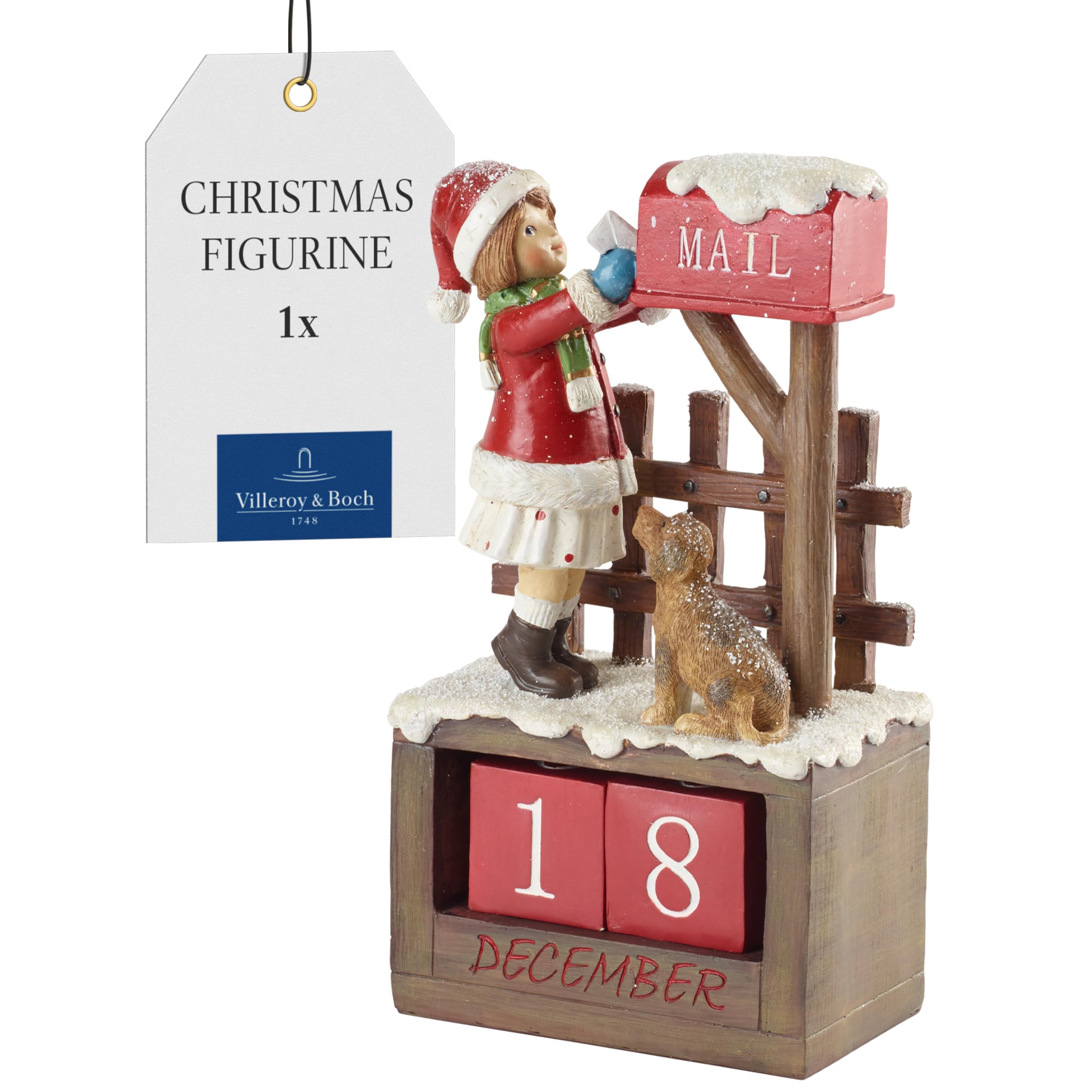 Villeroy & Boch – Winter Collage Christmas Figurine Colored, Christmas, Decoration, Living Room Accessories, Plastic, Polyresin