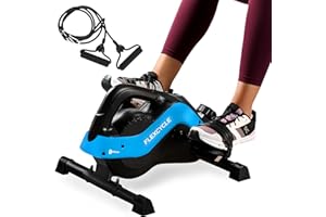 LifePro Under Desk Bike Pedal Exerciser - Mini Exercise Bike for Legs & Arms, Magnetic Resistance Peddler with LCD Monitor, F