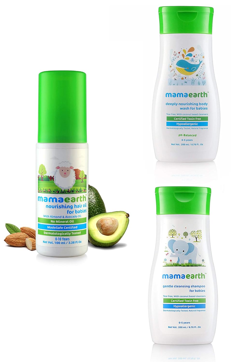 mamaearth deeply nourishing body wash for babies