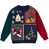 SANMIO Toddler Baby Boys Girls Deer Christmas Cardigan Sweater Long Sleeve Button-up Coat 6M-4T