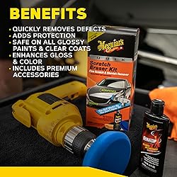 Meguiar's Quik Scratch Eraser Kit, Car Scratch