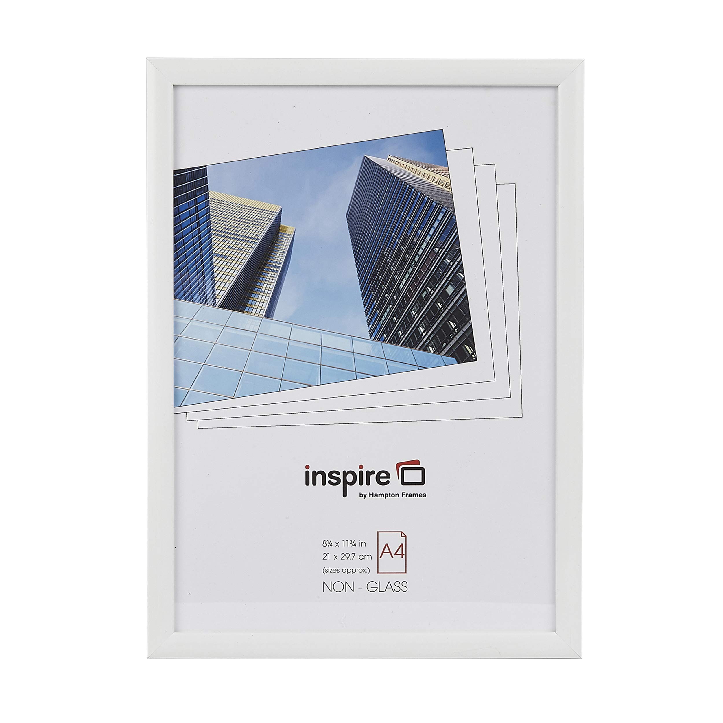 Hampton Frames Poster Frame, White, A4 (21x29.7cm)
