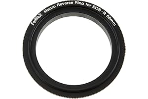 Macro Reverse Ring 58mm Compatible with Canon RF - Camera Mount to 58mm Filter Thread Adapter for Canon RF Mount Mirrorless C