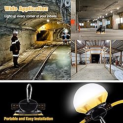 G GJIA 100FT Construction String Lights, IP65