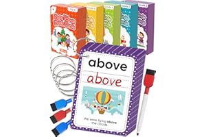 GAGULE 520 Sight Words Flash Cards Kindergarten, Dolch & Fry Sight Word Reading Writing Spelling Games, Homeschool Supplies for Preschool Kindergarten 1st 2nd 3rd Grade, Learning Activities for Kids Ages 3+