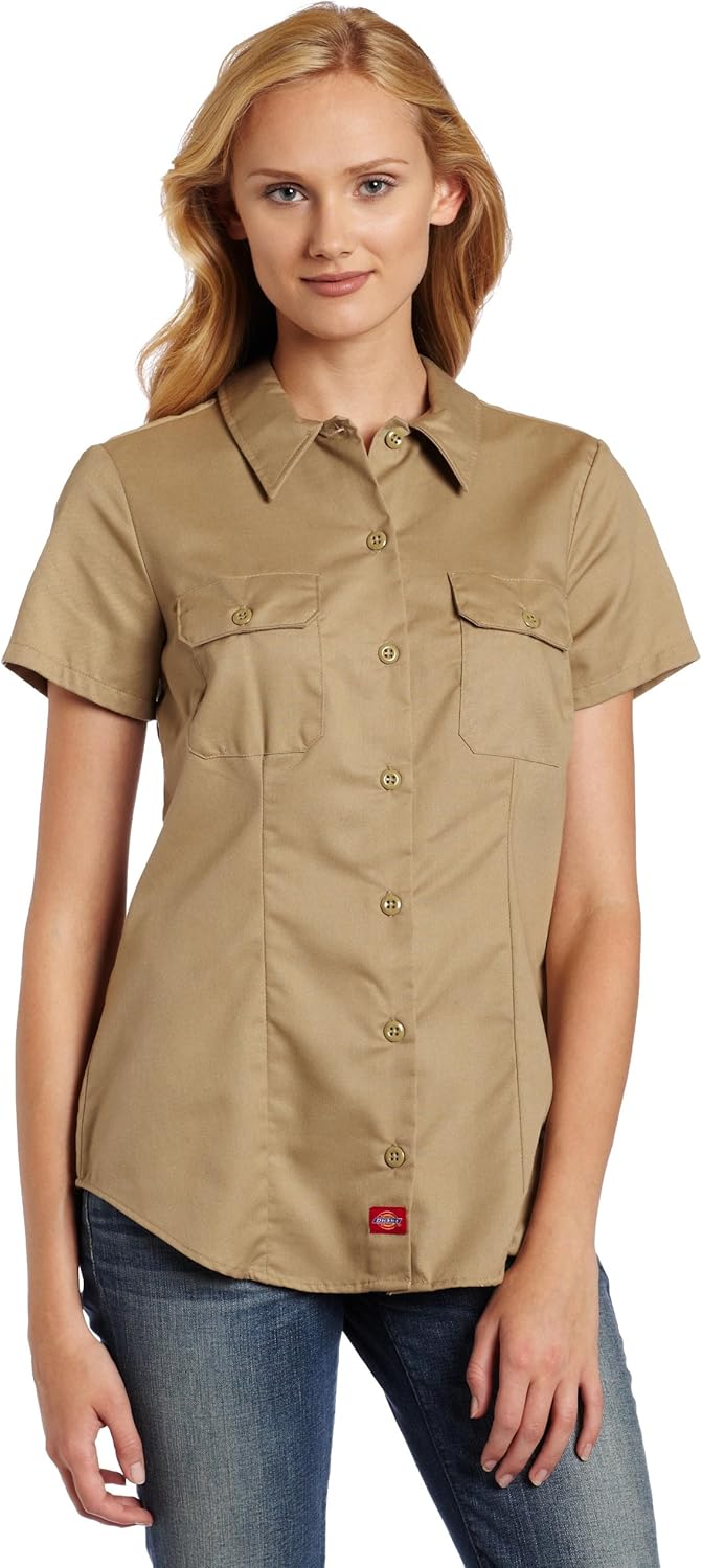 Dickies Women's Short-Sleeve Work Shirt: Clothing