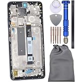 Display Screen Touch Digitizer with Screen Frame for Xiaomi Redmi Note 9 Pro 5G Blue 6.67
