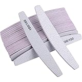 25 Pieces 100/180 Grits Nail Files and Buffers Professional Double Sided Emery Boards Manicure Tool for Acrylic Nails