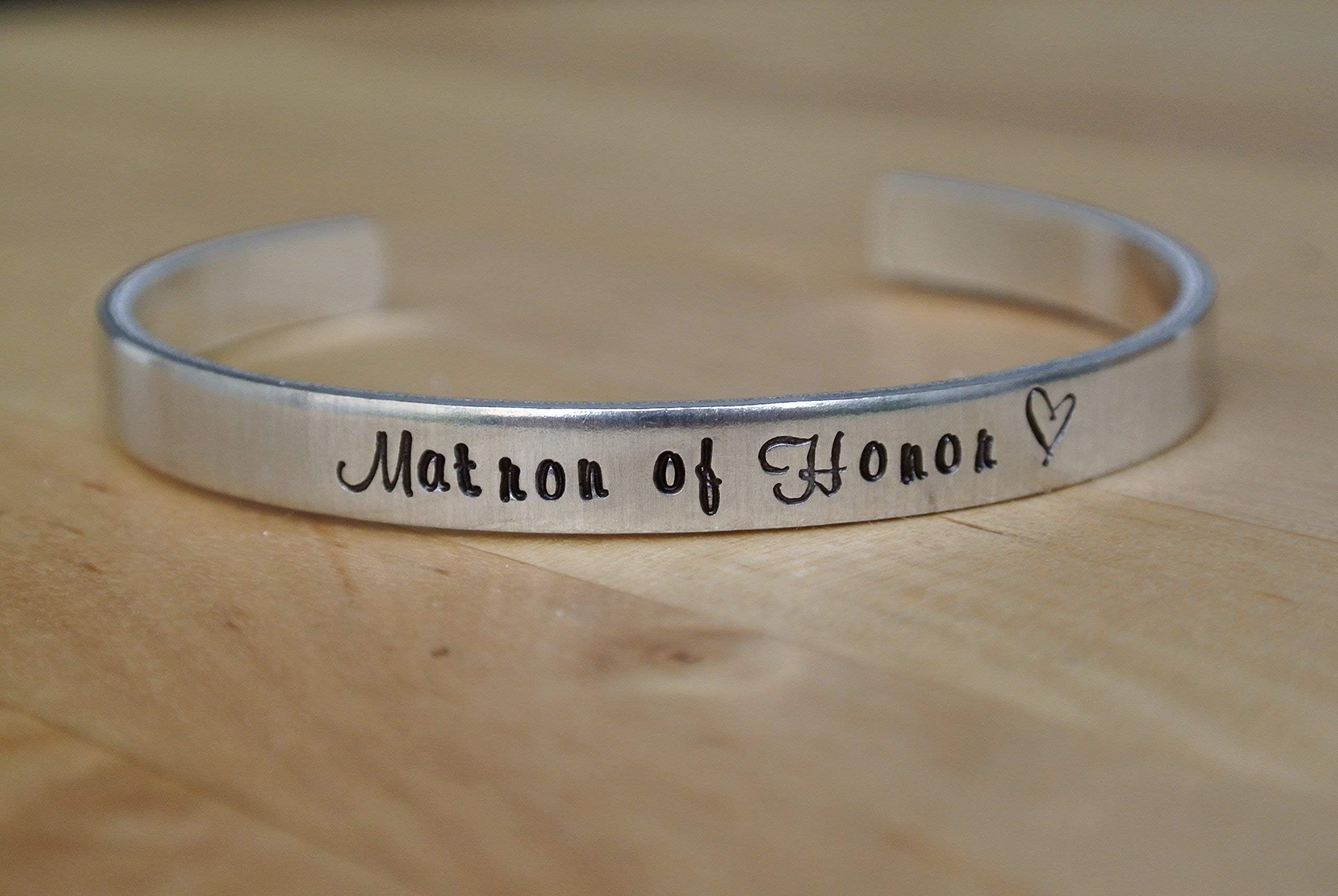 Matron Of Honor Bracelet, Matron of Honor Proposal, Matron of Honor Jewelry, Bridal Party Gift