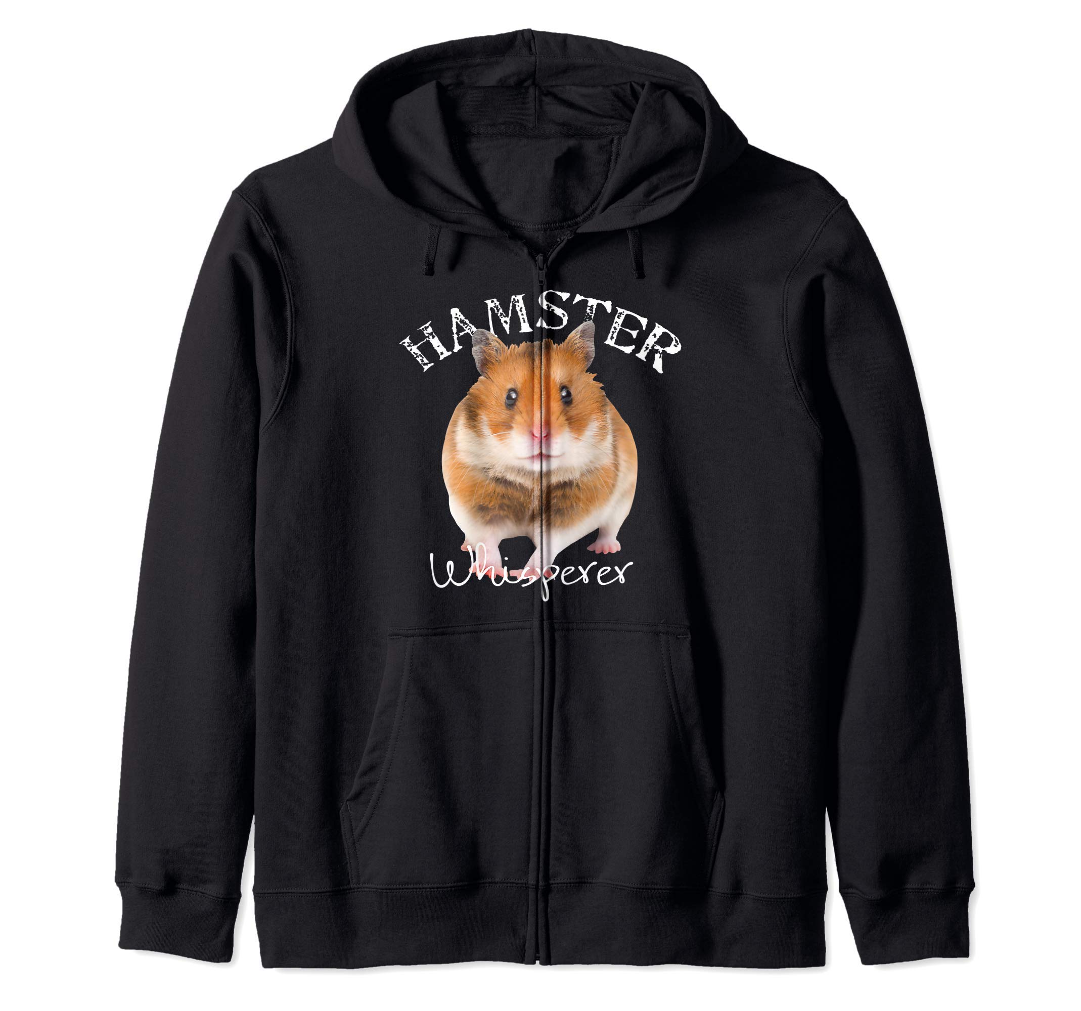 Hamster Whisperer Cute I Love Hamsters Gift Pet Hamster Zip Hoodie