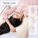 Bedsure Satin Pillowcase for Hair Beige 50x75 cm 2 Pack Queen Standard view 2