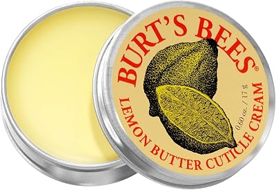 Burt's Bees Lemon Butter Cuticle Creme 0.6 oz Tin Nail Hand Care