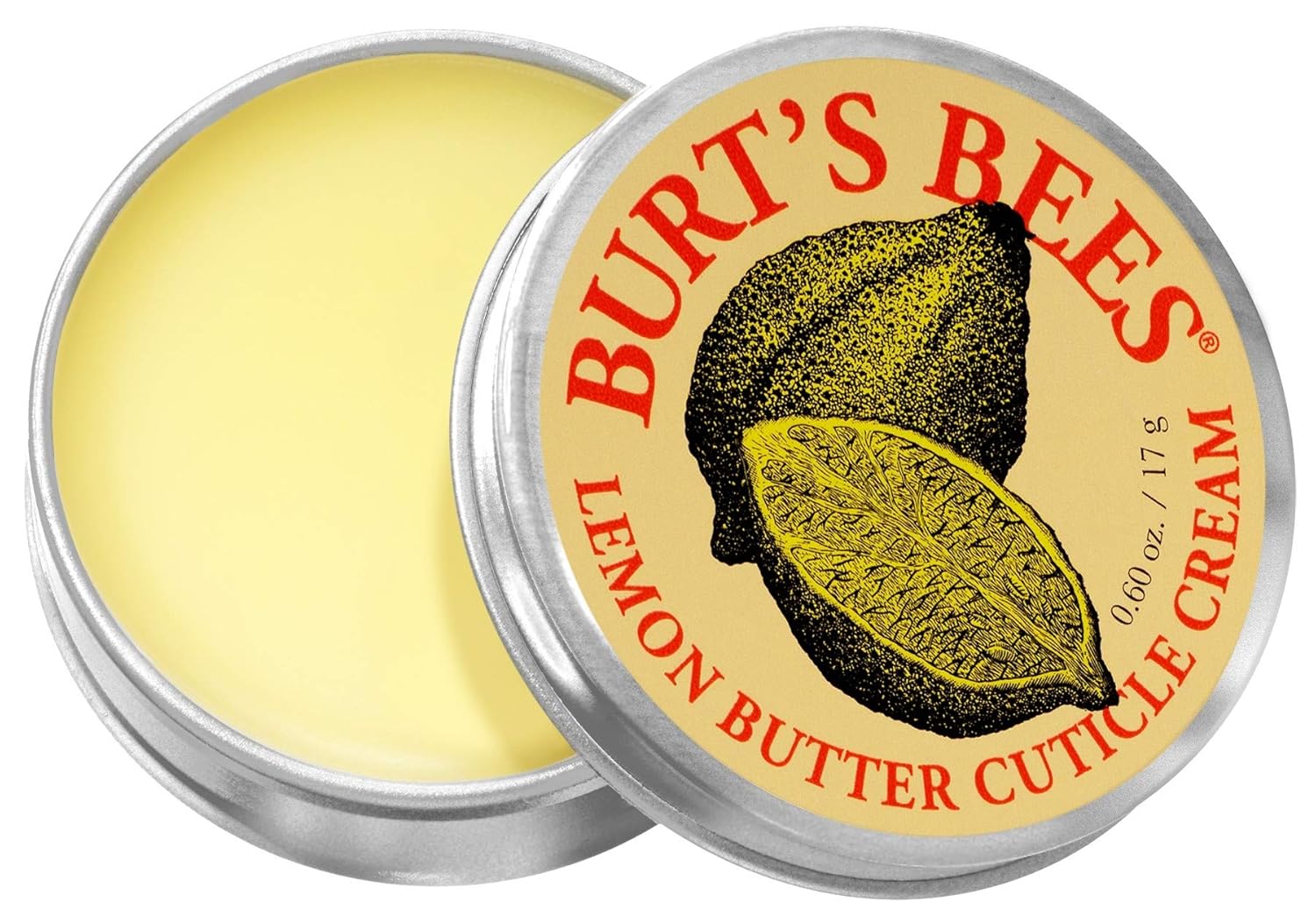 Burt's Bees 100% Natural Lemon Butter Cuticle Cream - 0.6 Ounce Tin: Beauty