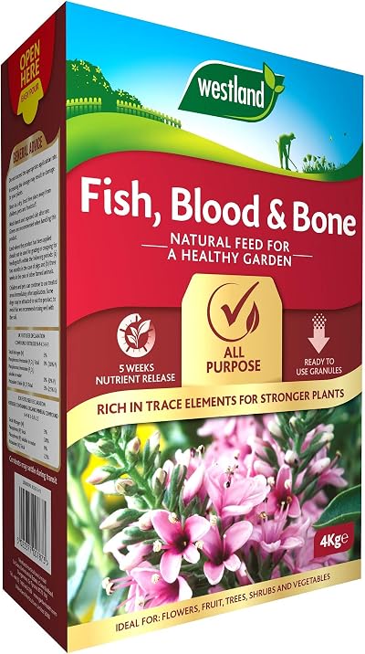 Westland Fish Blood and Bone All Purpose Plant Food 4 kg Natural