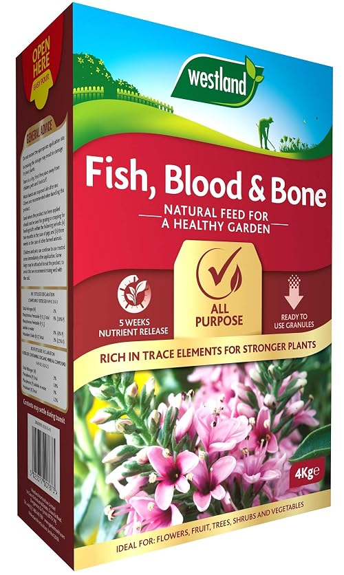 Westland Fish Blood and Bone All Purpose Plant Food, Natural, 4 kg