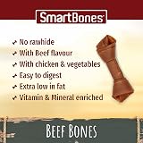 SmartBones 2 Medium Beef Bones Rawhide Free Chew Dog Treats view 5