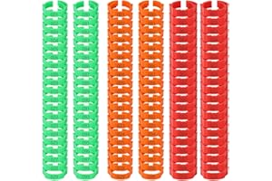 300 Pcs Chicken Leg Rings with 3 Colors Adjustable Bird Chicken Identification Numbered Colorful Poultry Leg Bands Clip on Le