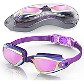 Aegend Swim Goggles, Swimming Goggles No Leaking Full Protection Adult Men Women Youth