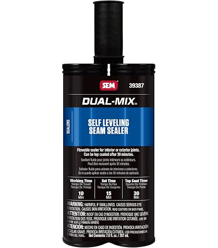 Amazon.com: SEM 39777 High-Build Self Leveling Seam Sealer - 7 oz