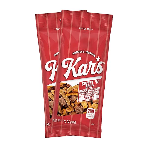 KAR’S NUTS SWEET ‘N SPICY TRAIL MIX, 1.75...